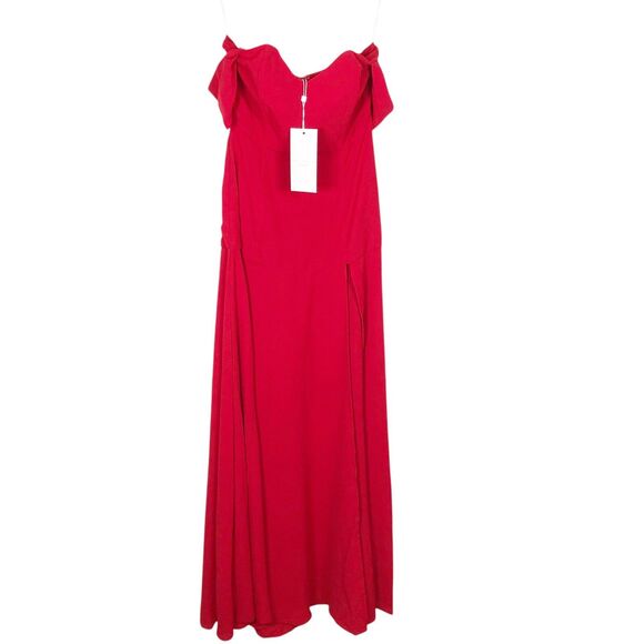 Dear Emilia Blushing Cinderella Hello Molly Maxi Dress Red Small Formal NWT - Picture 5 of 12